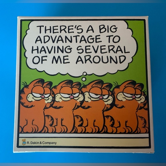 Vintage Garfield Kids Cube Box RARE - Picture 3 of 11